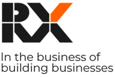 RX Logo in the business of building businesses